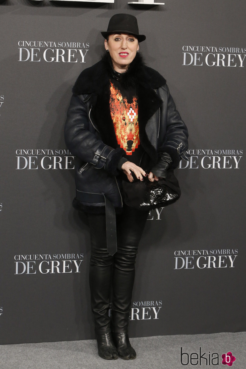 Rossy de Palma en el estreno de 'Cincuenta sombras de Grey' en Madrid