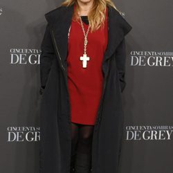 Cristina Tárrega en el estreno de 'Cincuenta sombras de Grey' en Madrid