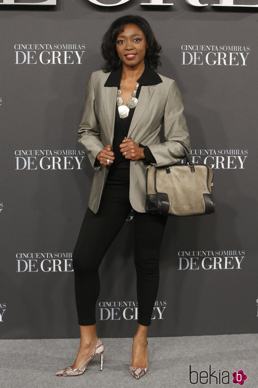 Francine Gálvez en el estreno de 'Cincuenta sombras de Grey' en Madrid