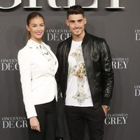 Desiré Cordero y Álvaro Ruiz en el estreno de 'Cincuenta sombras de Grey' en Madrid