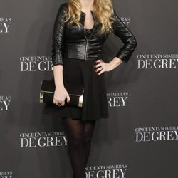 Roser en el estreno de 'Cincuenta sombras de Grey' en Madrid