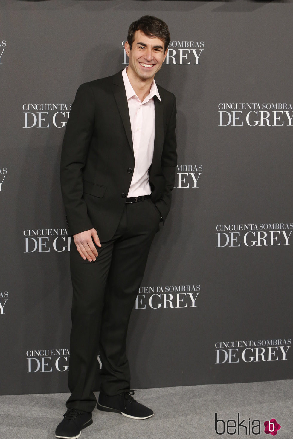 Daniel Muriel en el estreno de 'Cincuenta sombras de Grey' en Madrid