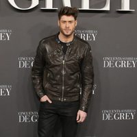 Jose Lamuño en el estreno de 'Cincuenta sombras de Grey' en Madrid