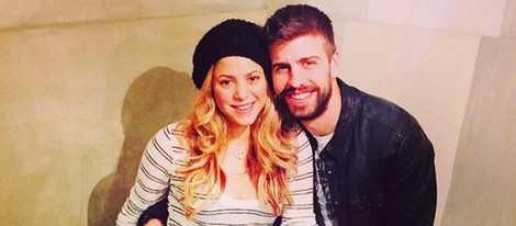 Gerard Piqué y Shakira celebrando San Valentín 2015