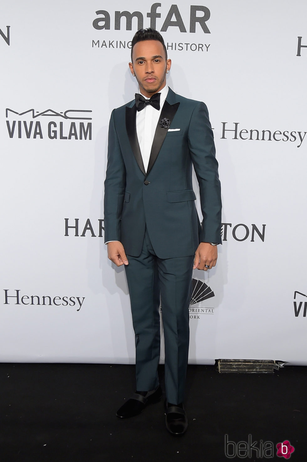 Lewis Hamilton asiste a la gala AmfAR 2015 en Nueva York