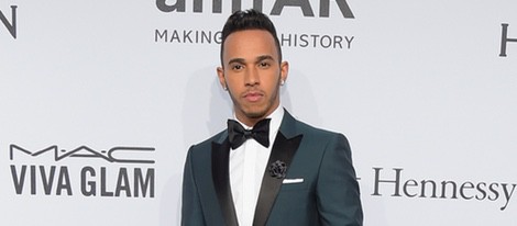 Lewis Hamilton asiste a la gala AmfAR 2015 en Nueva York