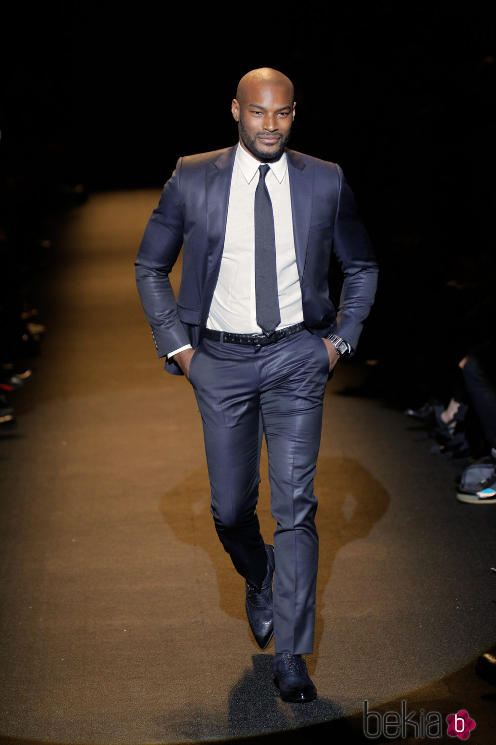 Tyson Beckford en el desfile Fashion for Relief de Nueva York