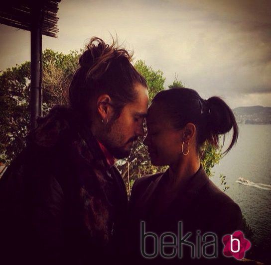 Zoe Saldaña y Marco Perego celebrando San Valentín 2015