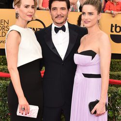 Sarah Paulson, Pedro Pascal y Amanda Peete en los premios 'Screen Actors Guild' 