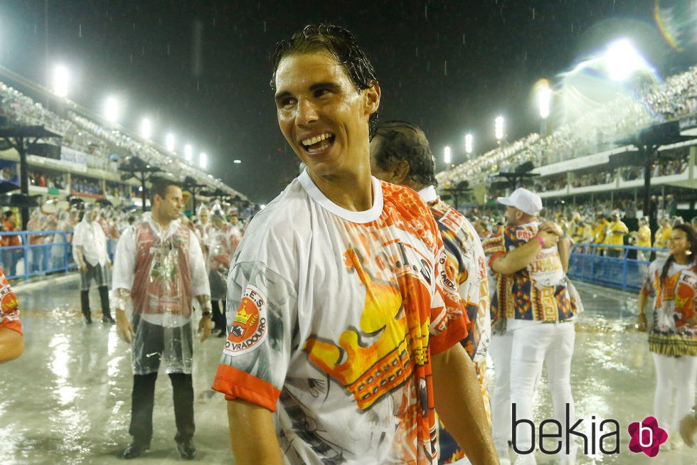 Rafa Nadal en los Carnavales de Río de Janeiro