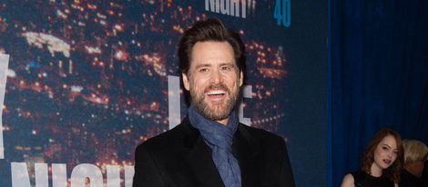 Jim Carrey en la fiesta del 40 aniversario de 'Saturday Night Live'