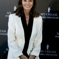 Isabel Preysler presentando su nueva línea de cosméticos 'My Cream'