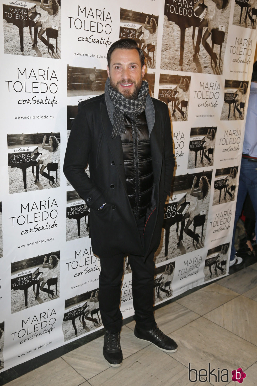 Antonio David Flores en el concierto de María Toledo en Madrid