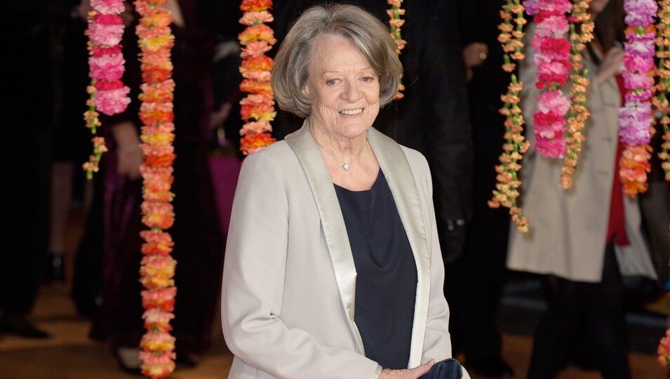 Maggie Smith en el estreno de 'El nuevo exótico Hotel Marigold'