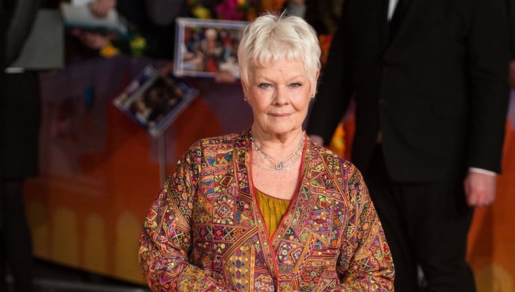 Judi Dench en el estreno de 'El nuevo exótico Hotel Marigold'