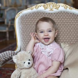 La Princesa Leonor de Suecia en su primer cumpleaños