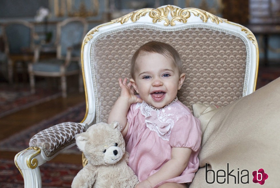 La Princesa Leonor de Suecia en su primer cumpleaños