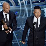 John Legend y Common reciben el Oscar a la Mejor Canción por 'Glory'