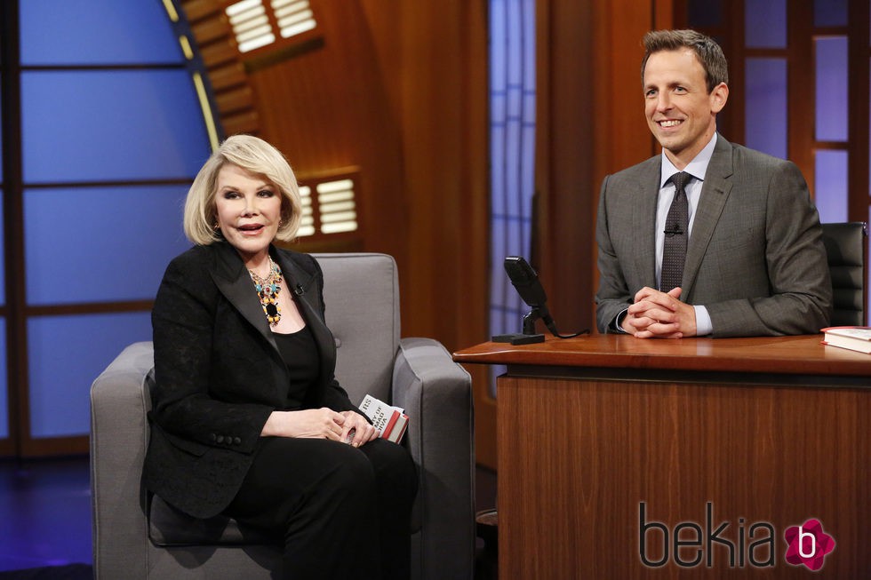 Joan Rivers en el show de Seth Meyers en la NBC