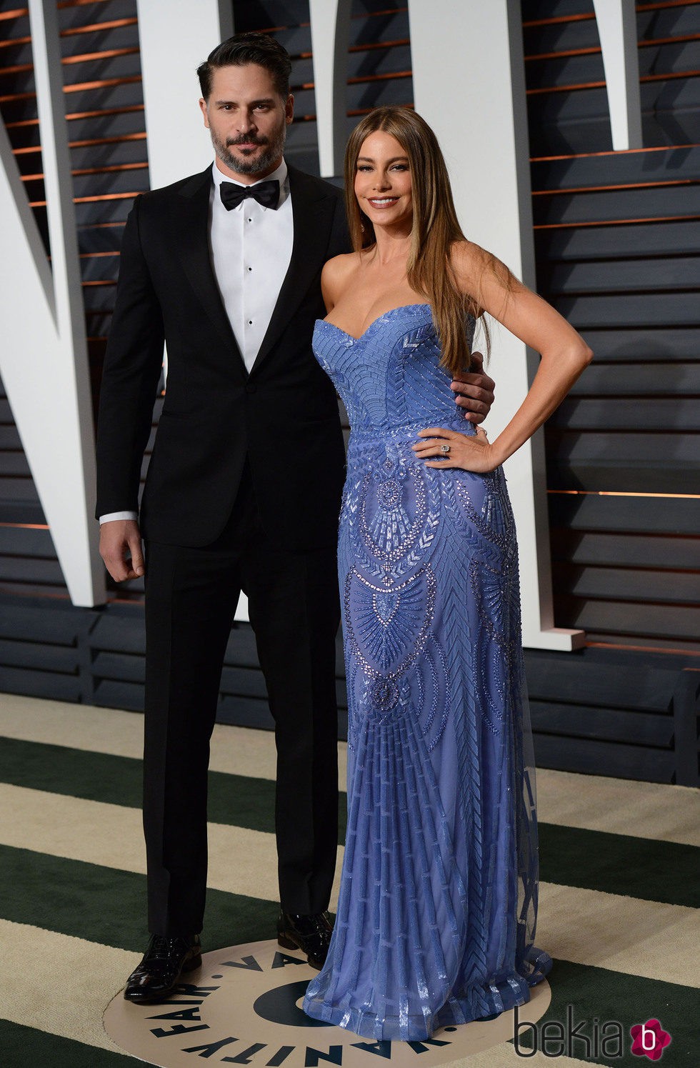 Sofía Vergara y Joe Manganiello en la fiesta Vanity Fair tras los Oscar 2015