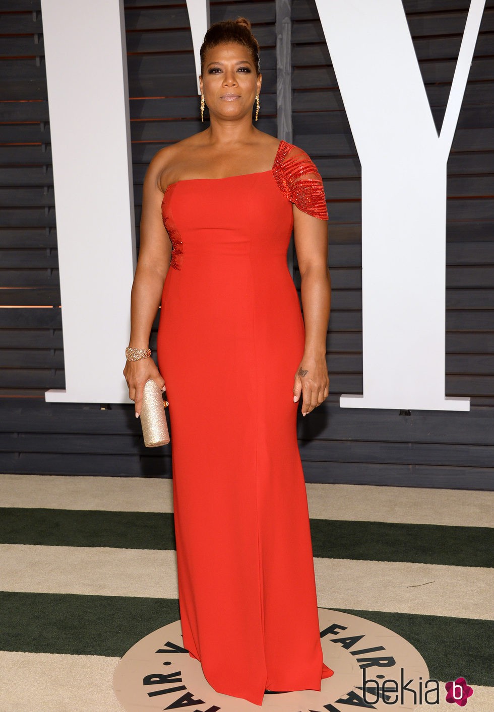 Queen Latifah en la fiesta Vanity Fair tras los Oscar 2015