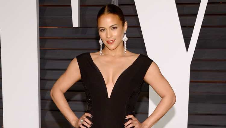 Paula Patton en la fiesta Vanity Fair tras los Oscar 2015