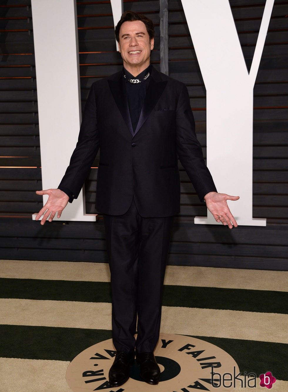 John Travolta en la fiesta Vanity Fair tras los Oscar 2015