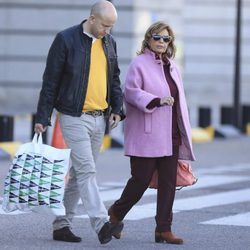 María Teresa Campos, de compras por Madrid con su chófer