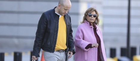 María Teresa Campos, de compras por Madrid con su chófer