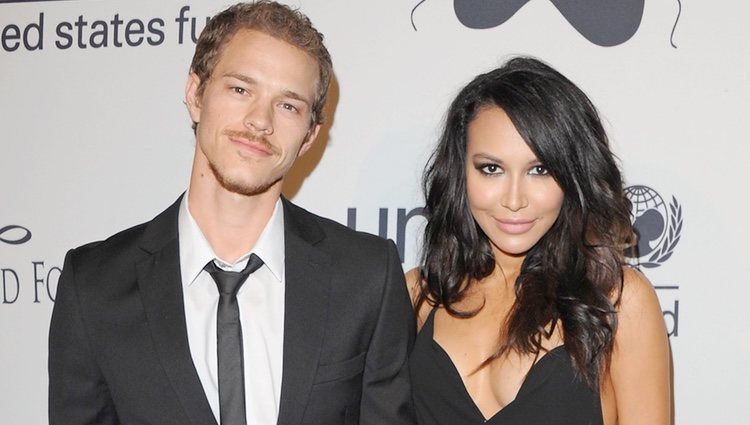 Naya Rivera y Ryan Dorsey en la UNICEF Masquerade Ball de 2014