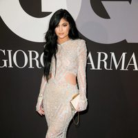 Kylie Jenner en la fiesta de los Grammy 2015 de GQ y Giorgio Armani 