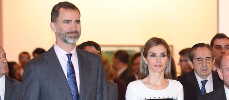 Los Reyes Felipe y Letizia en la inauguración de ARCO 2015