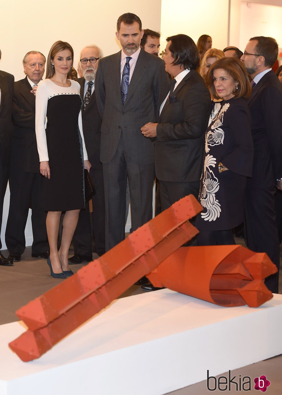 Los Reyes Felipe y Letizia en ARCO 2015