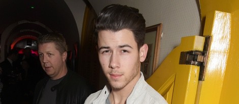 Nick Jonas en la fiesta ofrecida por Madonna tras la entrega de los Brit Awards 2015