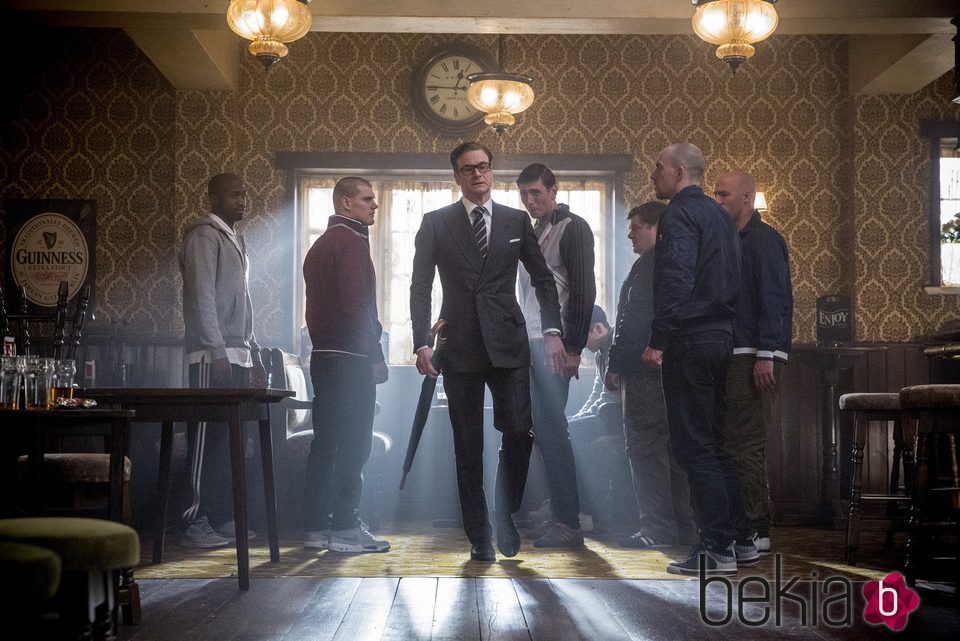 Colin Firth en 'Kingsman: Servicio Secreto'