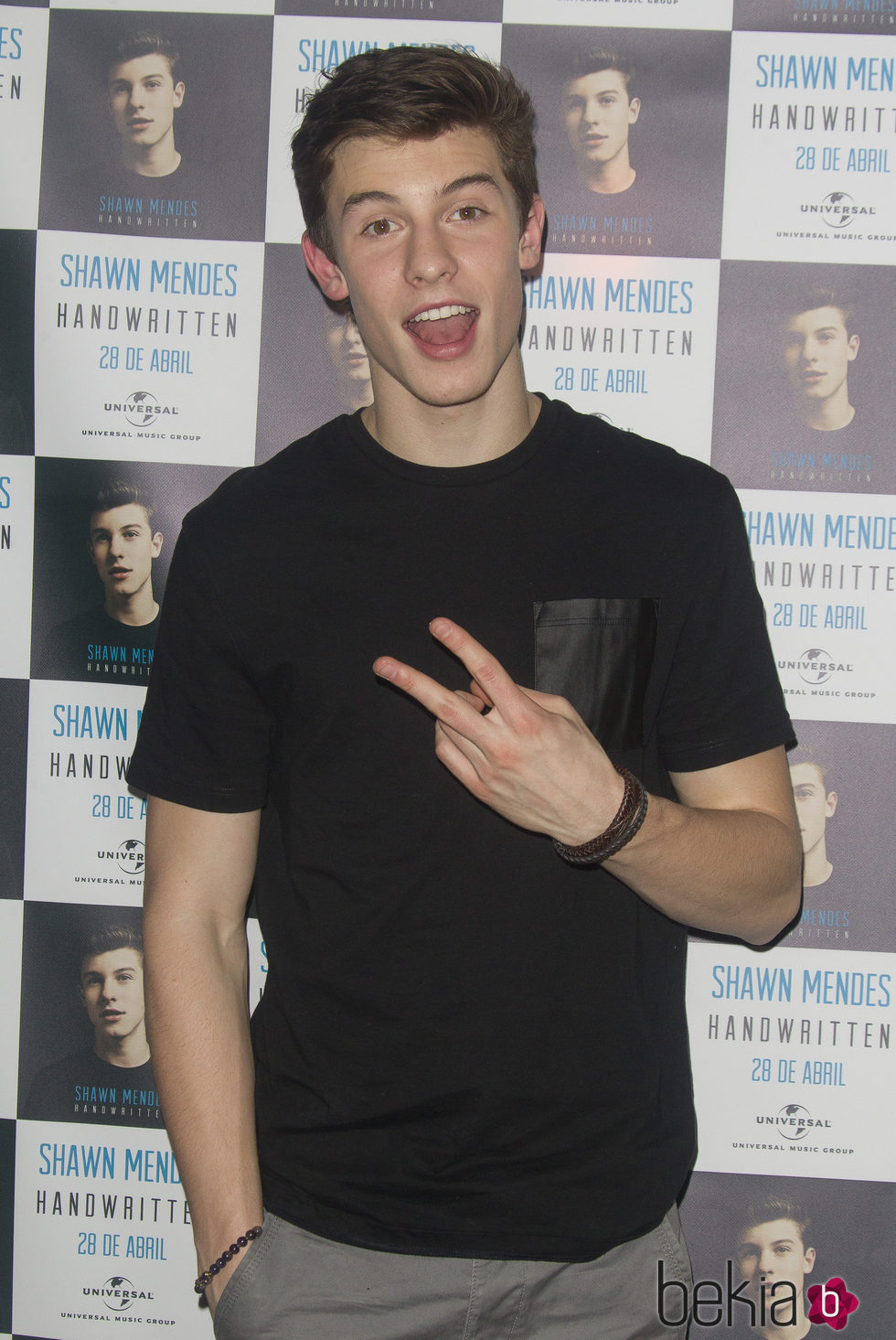 Shawn Mendes en su primera visita a España