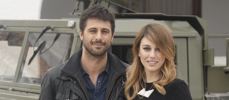 Hugo Silva y Blanca Suárez en el estreno de 'Los nuestros'