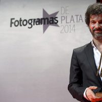 Rodolfo Sancho con su galardón en la entrega de los Fotogramas de Plata 2014