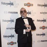 Carlos Areces en la entrega en los Fotogramas de Plata 2014