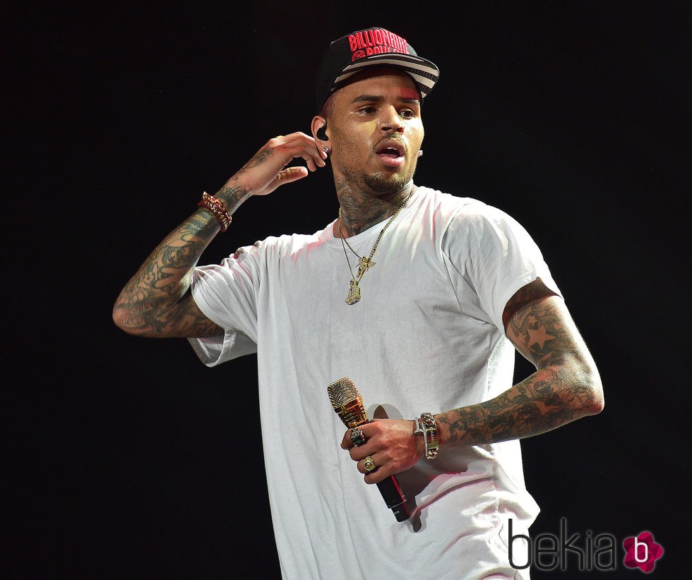 Chris Brown en un concierto en el Phillips Arena de Atlanta