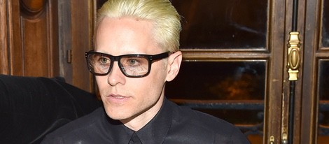 Jared Leto en una cena de la Paris Fashion Week