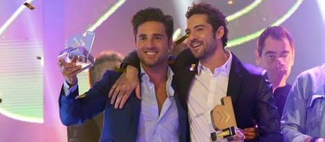 David Bustamante y David Bisbal en los Premios Cadena Dial 25 Aniversario