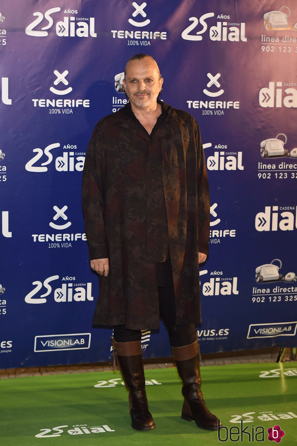 Miguel Bosé en los Premios Cadena Dial 25 Aniversario