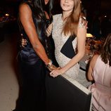 Naomi Campbell y Cara Delevingne en los British Fashion Awards 2014