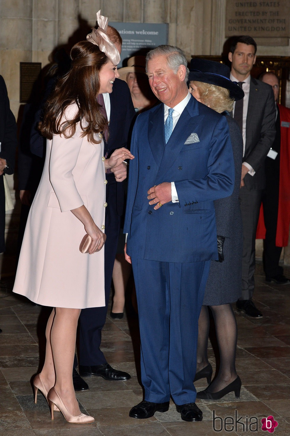 Kate Middleton y el Príncipe Carlos ríen divertidos en el Día de la Commonwealth 2015