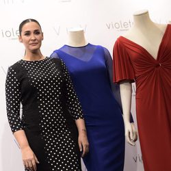 Vicky Martín Berrocal en la presentación de su colección 'V in V'