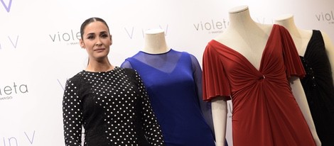 Vicky Martín Berrocal en la presentación de su colección 'V in V'