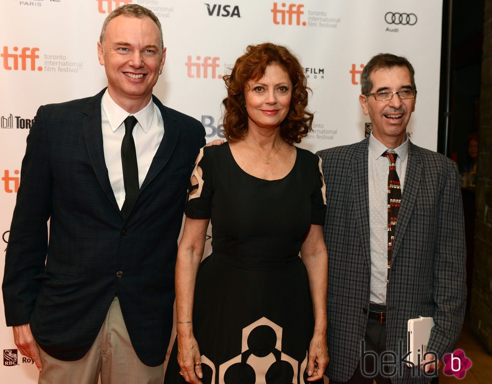 Wash Westmoreland, Susan Sarandon y Richard Glatzer en la premiere de 'The Last Of Robin Hood' 