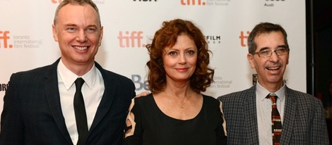 Wash Westmoreland, Susan Sarandon y Richard Glatzer en la premiere de 'The Last Of Robin Hood' 