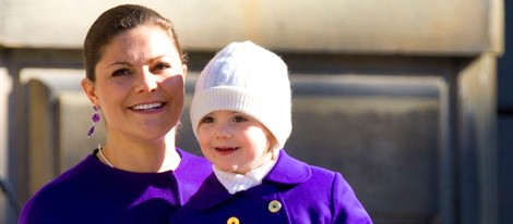 Victoria de Suecia celebra su santo con la Princesa Estela